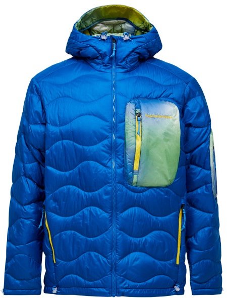 Peak Performance - Aop Helium Utility Down Jacket - Daunenjacke Gr S blau