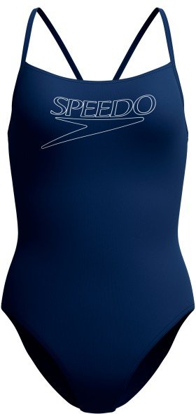 Speedo - Women's Endurance+ Logo Thin Strap One Piece - Badeanzug Gr 40 blau