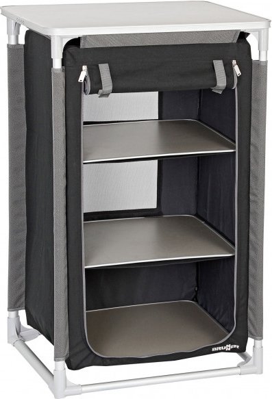 Brunner - Azabache LS - Campingschrank Gr 59 x 48 x H104 cm schwarz