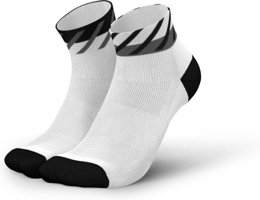 INCYLENCE - Running Disrupts Short - Laufsocken Gr 35-38 grau/weiß