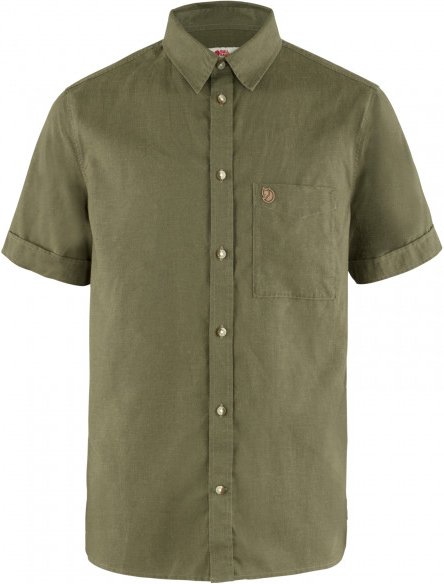 Fjällräven - Övik Travel Shirt S/S - Hemd Gr S oliv