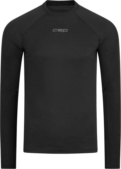CEP - Women's Core Run Merino Base Layer L/S - Merinounterwäsche Gr XL schwarz