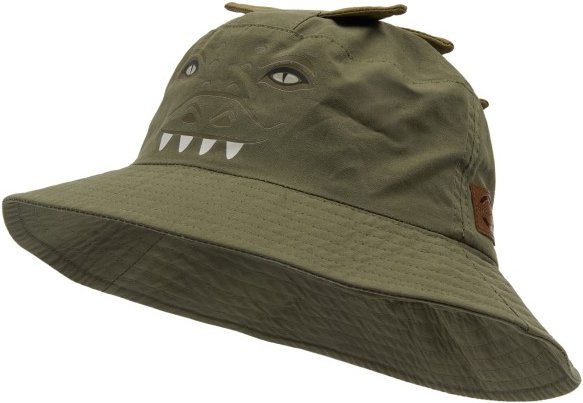 Thumbnail - Mikk-Line - Kid's Summer Bucket Hat AOP - Cap Gr 49 cm - 18-24 Months oliv