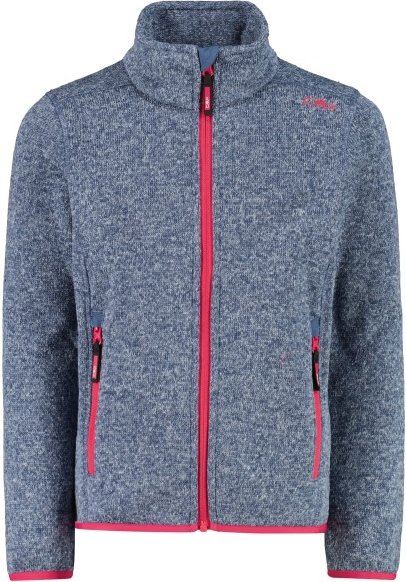 CMP - Girl's Jacket Jacquard Knitted - Fleecejacke Gr 116 grau