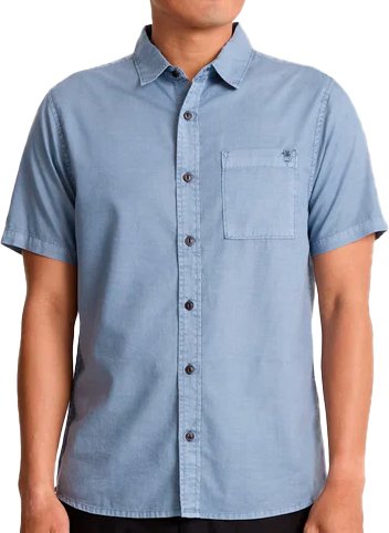 Roark - Made to Fade S/S Woven - Hemd Gr M blau