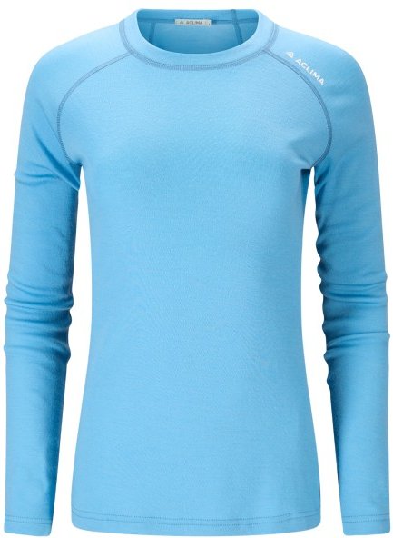 Thumbnail - Aclima - Women's WW Crew Neck - Merinounterwäsche Gr M blau