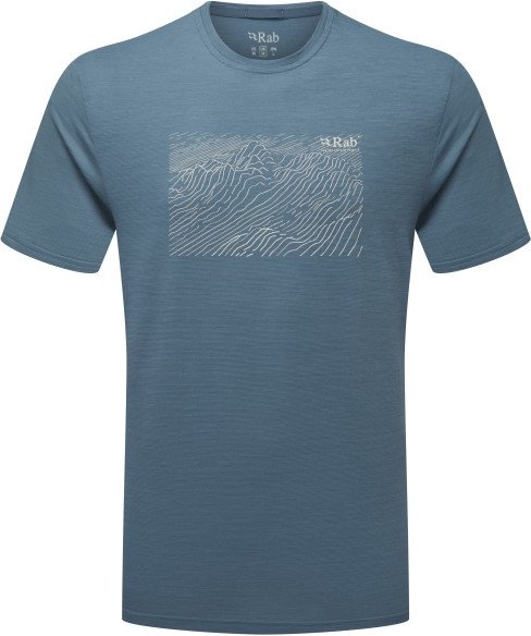 Rab - Syncrino Ridge Tee - Merinoshirt Gr XL blau