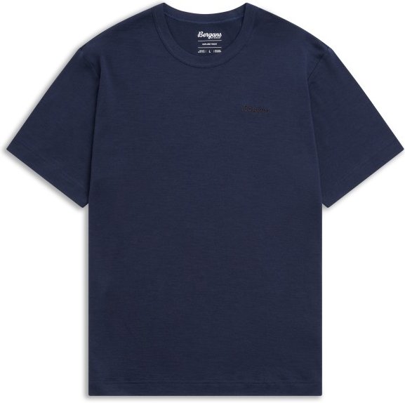 Bergans - Logo Merino Tee - Merinoshirt Gr XXL blau
