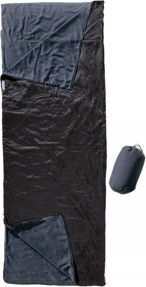 Thumbnail - Cocoon - Outdoor Blanket/Sleepingbag - Kunstfaserschlafsack Gr 220 x 80 cm schwarz/blau