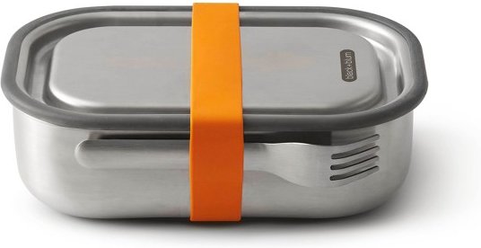 black+blum - Edelstahl Lunchbox - Essensaufbewahrung Gr 1 l grau