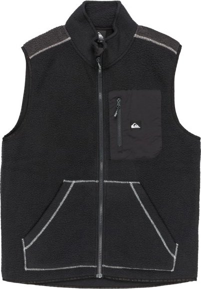 Thumbnail - Quiksilver - Clean Coast Gilet - Fleeceweste Gr S schwarz