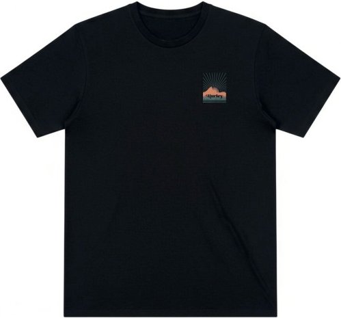 Hurley - Tee S/S Printing Press Surfwar - T-Shirt Gr XXL schwarz