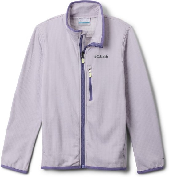Columbia - Kid's Essential Hike Grid Fleece Full Zip - Fleecejacke Gr XS lila