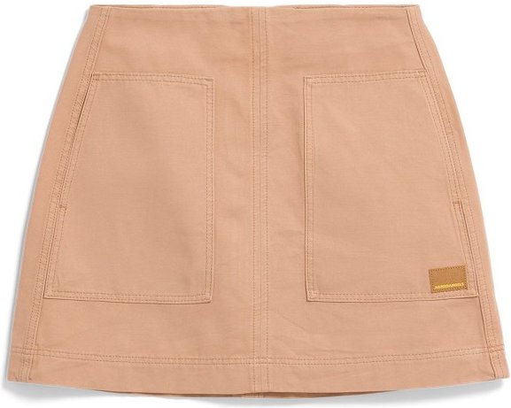 ARMEDANGELS - Women's Workwear Canvas Mini Skirt - Rock Gr S beige