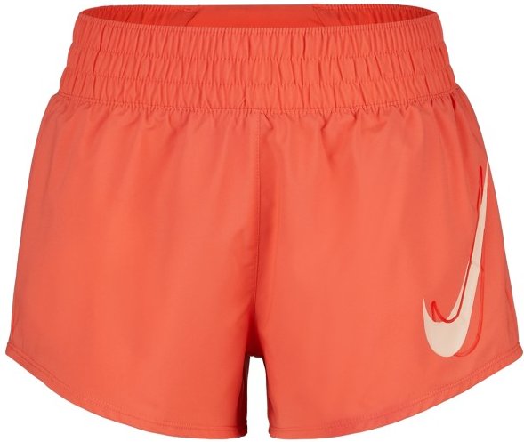 Nike - Women's One Swoosh DF Mid Lined Running Shorts - Laufshorts Gr L rot