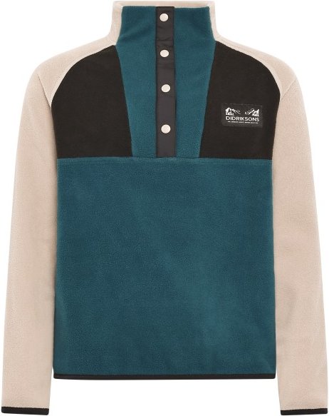 Didriksons - Kid's Yokto Half-Buttons 2 - Fleecepullover Gr 120 blau