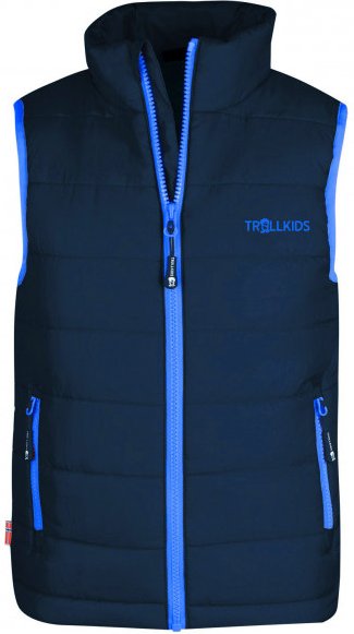 Trollkids - Kids Trondheim Vest - Kunstfaserweste Gr 164 blau