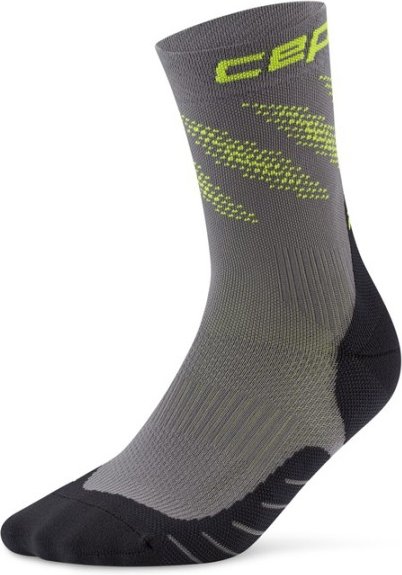 CEP - Run Edt. Elliptic Socks Mid Cut - Laufsocken Gr III grau