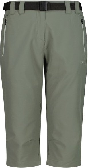 CMP - Women's Stretch Capri - Shorts Gr 34 oliv