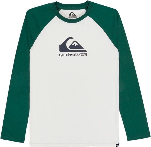 Thumbnail - Quiksilver - Kid's EV Omni Logo Raglan L/S - Longsleeve Gr XL - 16 Years weiß