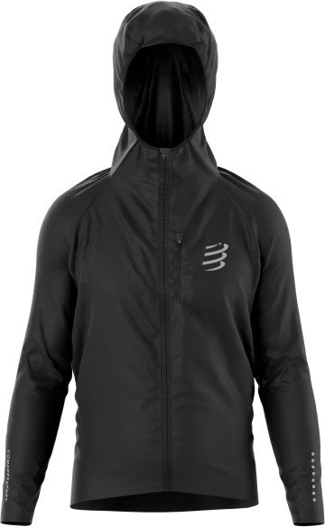 Thumbnail - Compressport - Thunderstorm Waterproof Jacket - Laufjacke Gr M schwarz