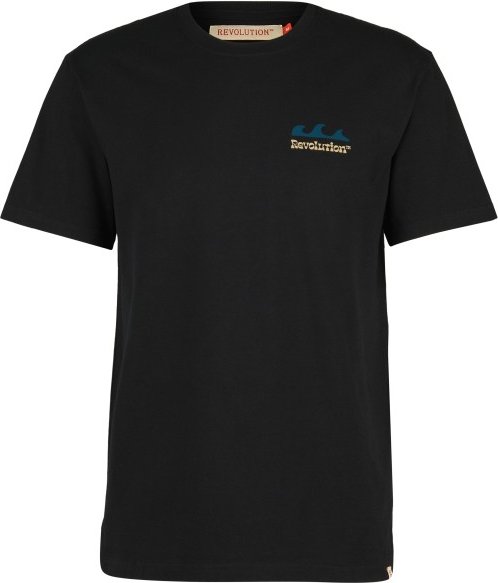 Revolution - Printed T-Shirt Waves - T-Shirt Gr S schwarz