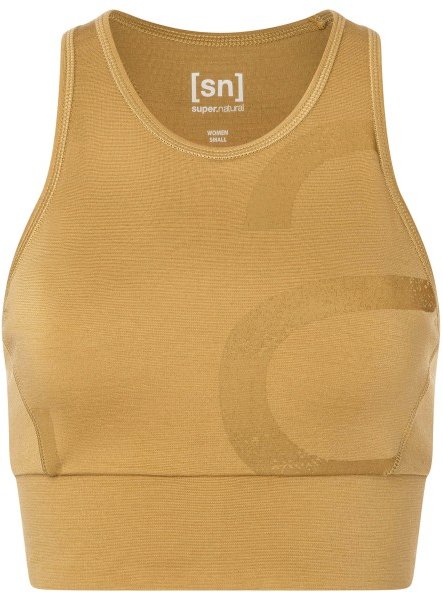 super.natural - Women's Capital Logo LF Top - Sport-BH Gr S beige