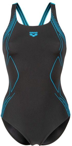 Arena - Women's Graphic Swimsuit Swim Pro Back - Badeanzug Gr 38 schwarz