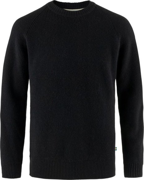 Thumbnail - Fjällräven - Övik Rib Sweater - Wollpullover Gr XL schwarz