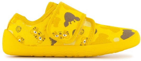 Affenzahn - Kid's Hausschuh Baumwolle Movy - Hüttenschuhe Gr 23 gelb