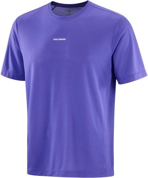 Thumbnail - Salomon - SHKout Core S/S - Laufshirt Gr S lila