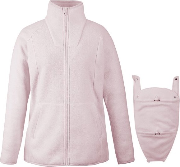 Mamalila - Women's Fleece-Tragejacke Basel - Fleecejacke Gr XS rosa