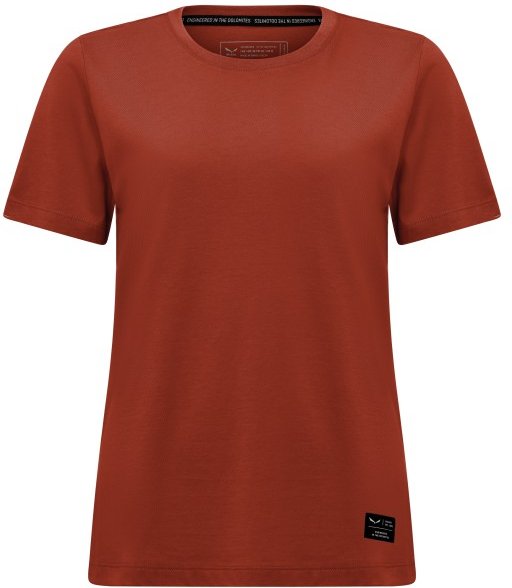 Salewa - Women's Eagle Logo Patch T-Shirt - T-Shirt Gr 42 rot