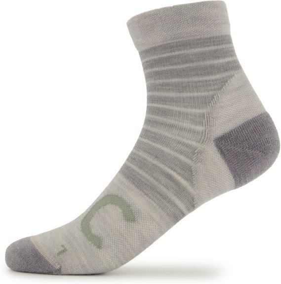 Thumbnail - Stoic - Merino MTB Quarter Socks - Radsocken Gr 39-41 grau