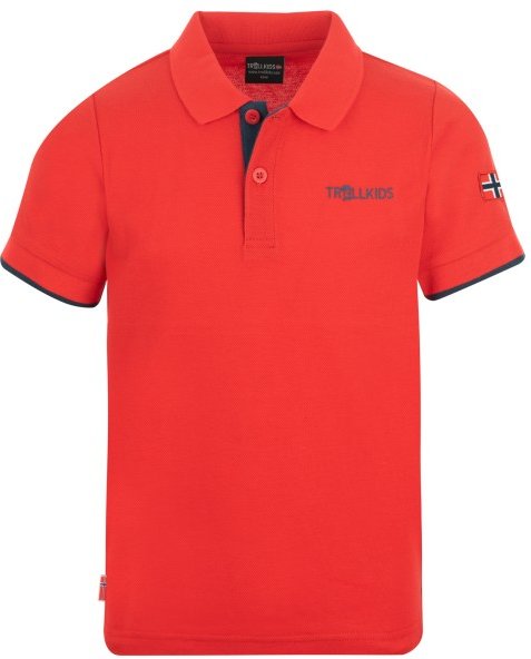 Trollkids - Kid's Bergen Polo XT - Polo-Shirt Gr 152 rot