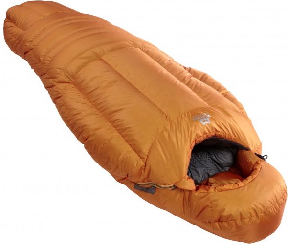 Mountain Equipment - Snowline - Daunenschlafsack Gr Regular - Body Size: 185 cm marmalade