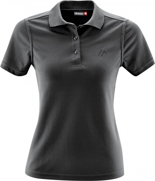 Maier Sports - Women's Ulrike - Polo-Shirt Gr 46 schwarz/grau