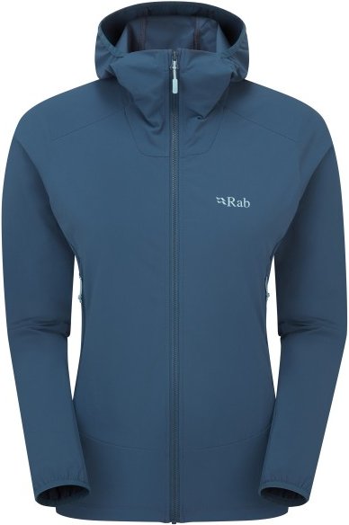 Thumbnail - Rab - Women's Borealis Hoody - Softshelljacke Gr 38 blau