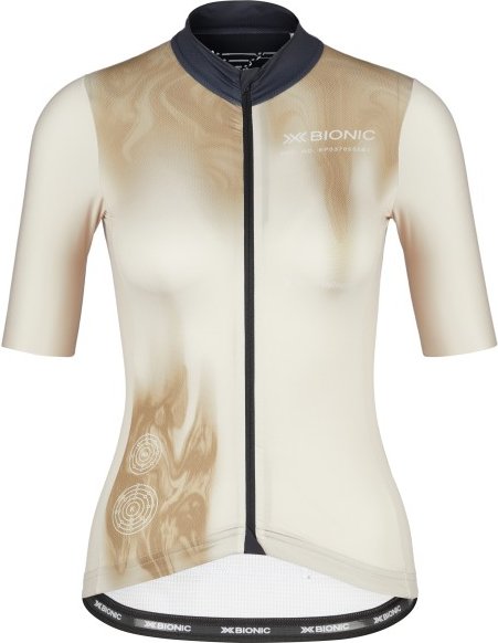 X-Bionic - Women's Corefusion Ride Jersey S/S - Radtrikot Gr L beige