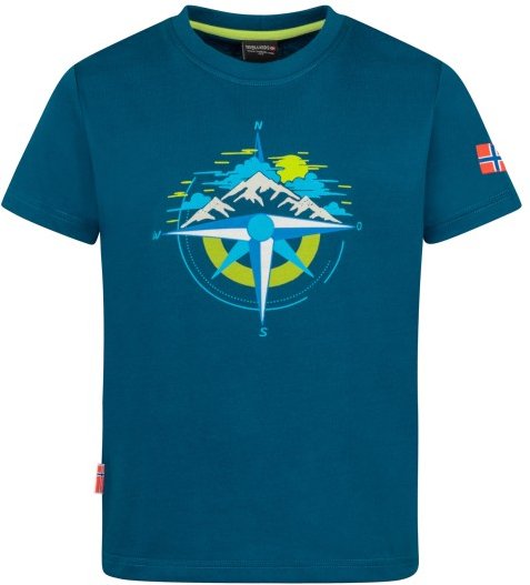 Trollkids - Kid's Trondheim T - T-Shirt Gr 98 blau