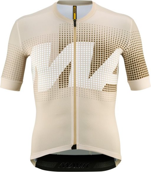 Mavic - Aksium Graphic Jersey - Radtrikot Gr L beige