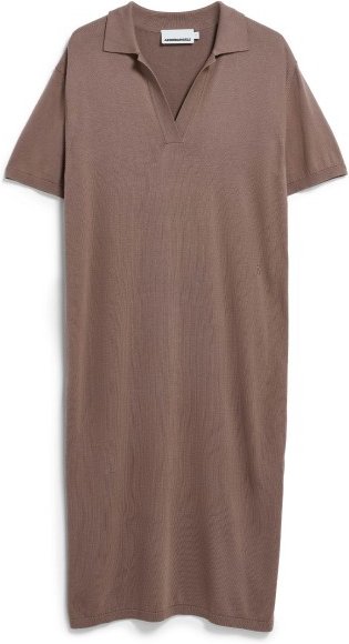 ARMEDANGELS - Women's Fine Polo Knit Dress - Kleid Gr XL braun