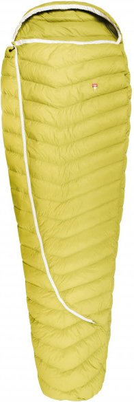 Grüezi Bag - Biopod DownWool Extreme Light 185 - Daunenschlafsack Gr bis 185 cm Körpergröße - 215 x 80 x 50 cm grün