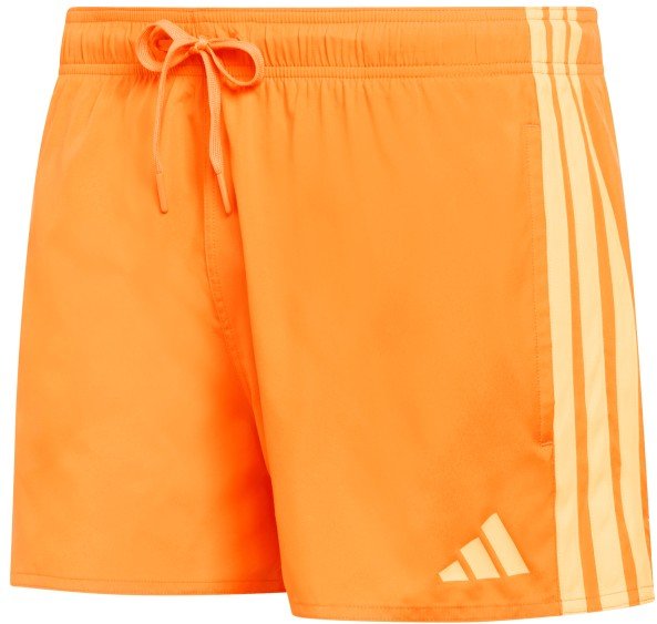 adidas - 3 Stripes Bold Short 3'' - Badehose Gr M orange