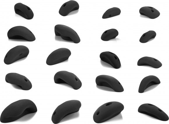 blue pill - Jugs - Klettergriffe Gr S/M schwarz