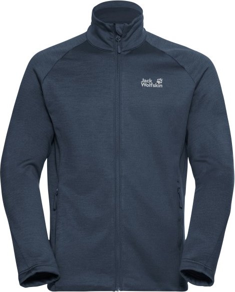 Jack Wolfskin - Peak District Fullzip - Fleecejacke Gr L blau