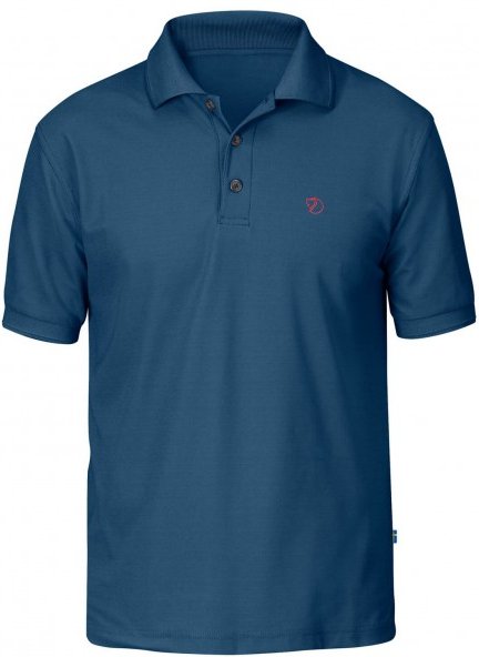 Thumbnail - Fjällräven - Crowley Piqué Shirt - Polo-Shirt Gr M blau