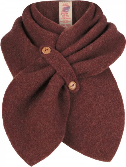 Engel - Kid's Fleece Schal Gr One Size rot/braun