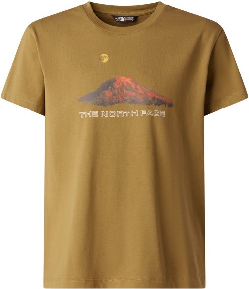 The North Face - Boy's Mountain Night Relaxed S/S Tee - T-Shirt Gr XS braun
