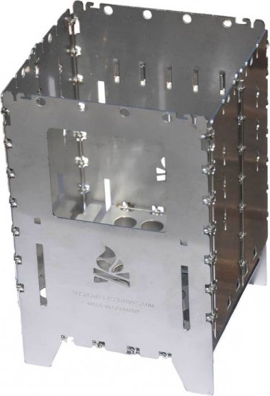 Bushcraft Essentials - Bushbox XL - Trockenbrennstoffkocher metallic